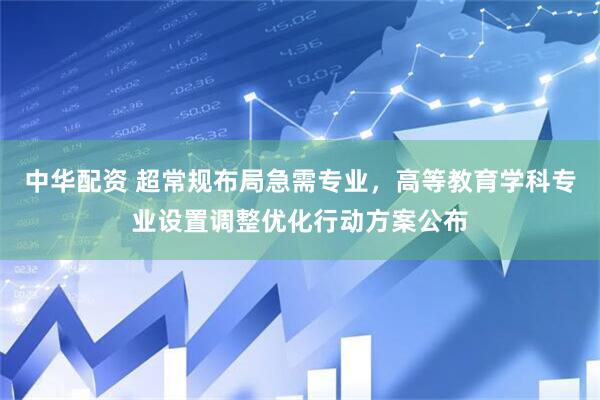 中华配资 超常规布局急需专业，高等教育学科专业设置调整优化行动方案公布