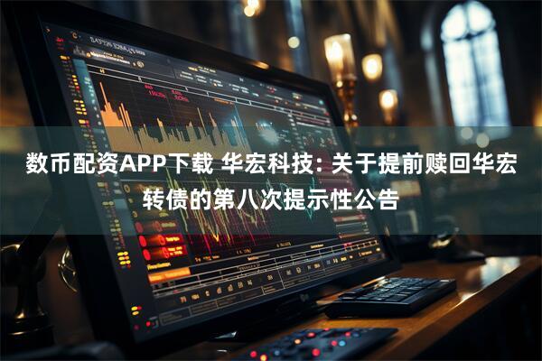 数币配资APP下载 华宏科技: 关于提前赎回华宏转债的第八次提示性公告